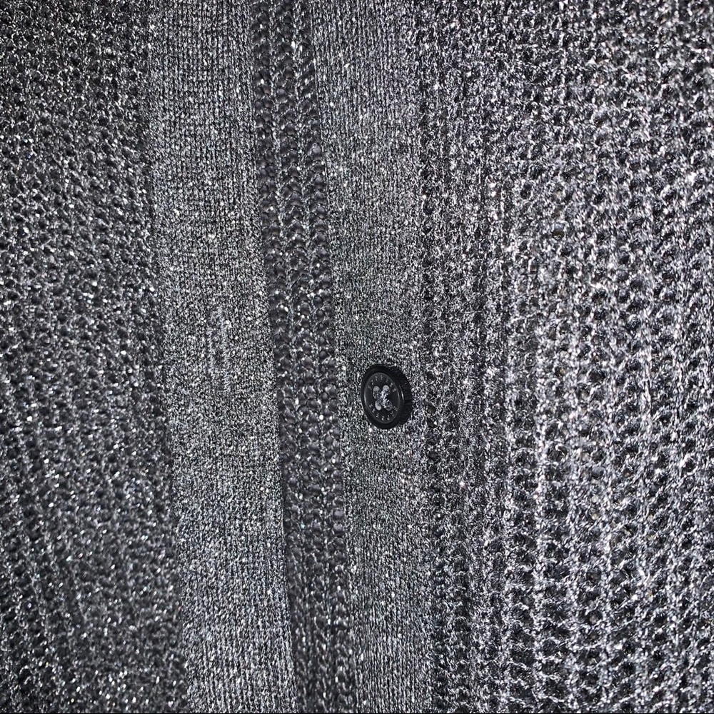 Express trendy Silver Shimmer fancy dress Top